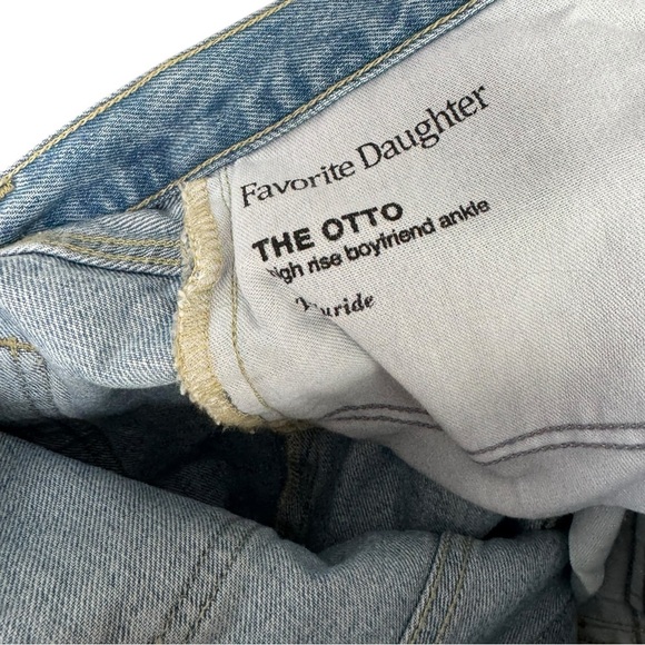 Favorite Daughter Otto High Rise Boyfriend Jeans Telluride Light Wash 31 - Picture 10 of 12